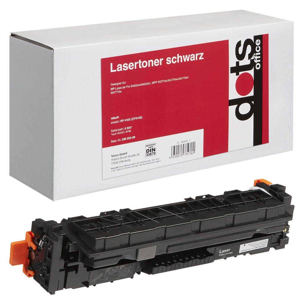 dots Toner kompatibel zu HP 410X (CF410X) schwarz 2538,3000-DOTS
