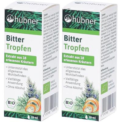 Hübner Bitter Tropfen Bio Fr-Bio-01 2x 2x20 ml