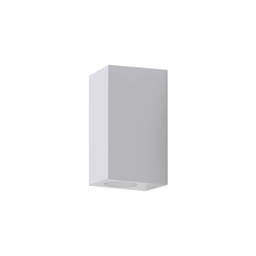 PRIOS Irfan Wandlamp Buiten - Modern - Wit - 2 Lichtpunten - GU10