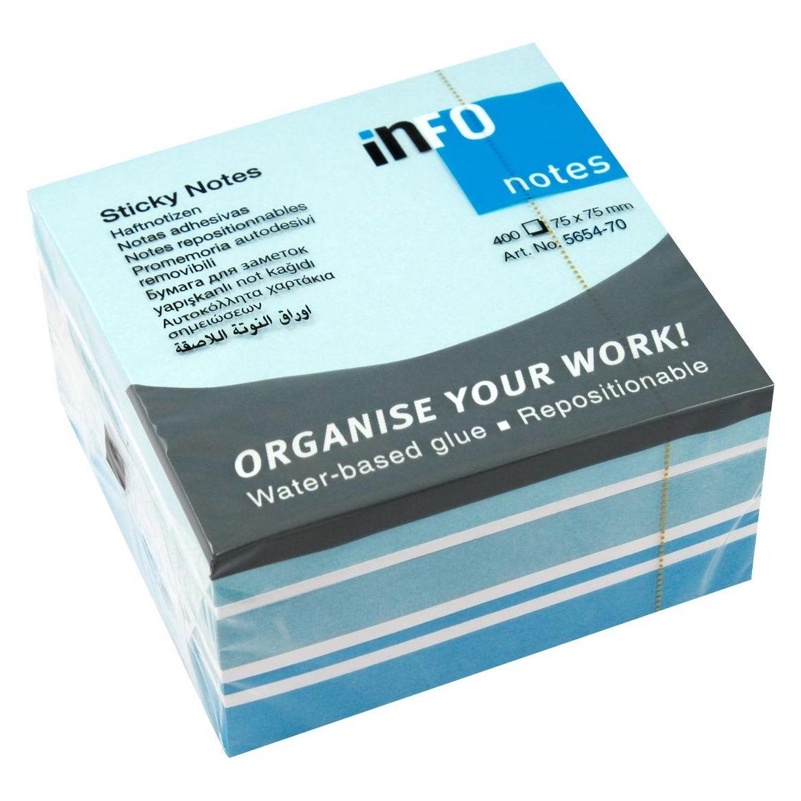 Info Cube Haftnotizen Standard 5654-70 farbsortiert 1 St. (75 x 75 mm) (5654-70)