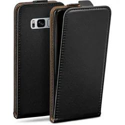 moex Flip Case Samsung Galaxy S8 Klapphülle Leder Optik