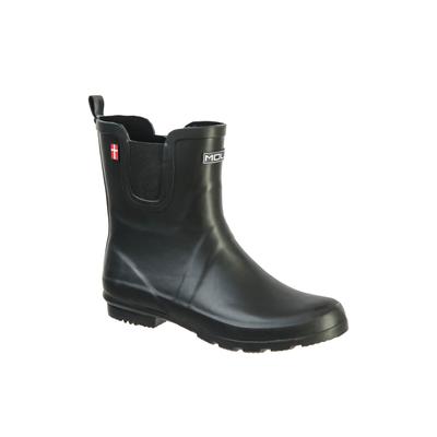 Gummistiefel MOLS "Suburbs W", Damen, Gr. 40, schwarz, Naturkautschuk, Schuhe Gummistiefel, wasserdicht