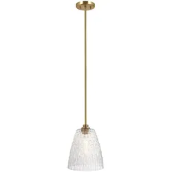 Elstead Lighting Windsor Duo-Mount Pendelleuchte 1-flammig in Painted Natural Brass