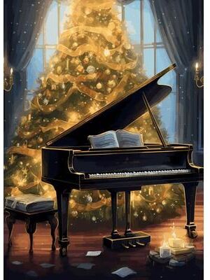 Inspired Living Vintage Santa Claus Canvas Print Christmas Wall Art For Holiday Home Decor 30x40cm g