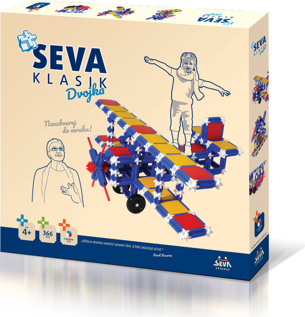 Seva Bouwdoos 2 KLASIK met 376 onderdelen