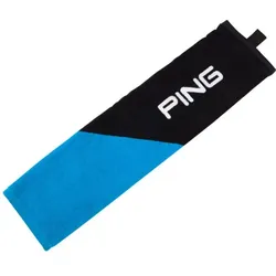 Ping Tri Fold Handtuch schwarz/blau