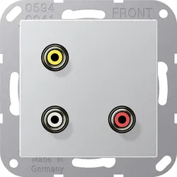 Jung Multimedia-Anschluss alu MA A 1031 AL