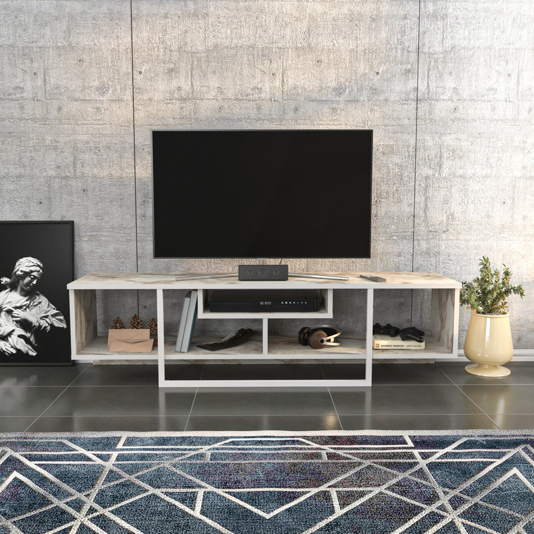 Zipcode Design Belora TV Stand for TVs up to 65" Ephesus/White 65"