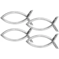 Wachsmotive "Fisch silber"