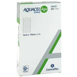 Aquacel Ag+ Extra 4x10cm 10 ST