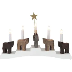 Star Trading, LED Kerzen, Holzmotive