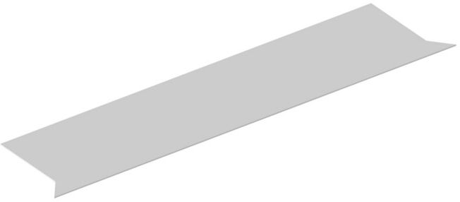 Keuco Lumos insert en caoutchouc vis pour panneau aggloméré 638,9x146,5x2mm couleur 2457 (90111000000)