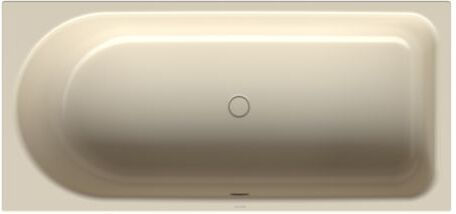 Bette BetteOcean Low-Line Badewanne 8837-006 jasmin, 170x80x38cm, Fußende rechts, Überlauf vorne