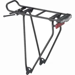 Racktime Standit Shine System-Gepäckträger 28 Zoll Aluminium schwarz 740 g für City- und Trekkingräder