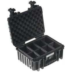 B&W 3000/B/RPD Ausrüstungstasche/-koffer Aktentasche/klassischer Koffer Schwarz