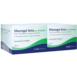 Macrogol beta plus Elektrolyte Pulver 100 St
