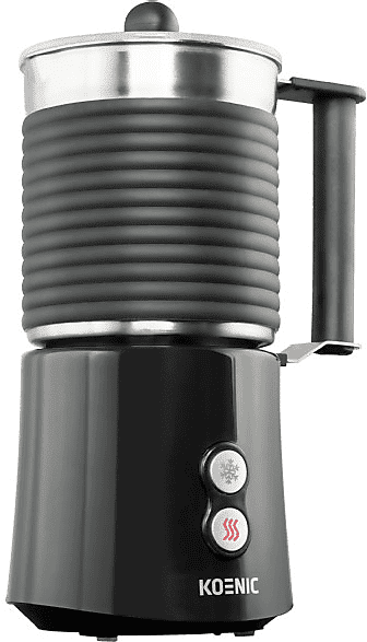 Espumador de leche - KOENIC KMF 5212, 650W, 400 ml, Negro