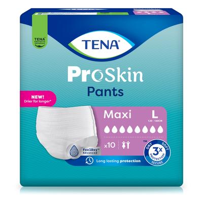 Tena Pants Maxi L bei Inkontinenz 4x10 St Einlagen