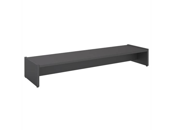 CARO-Möbel Monitorständer Zoom grau, Anthrazit, Mode, 100x15x27 cm, Büromöbel, Schreibtische, Schreibtischzubehör