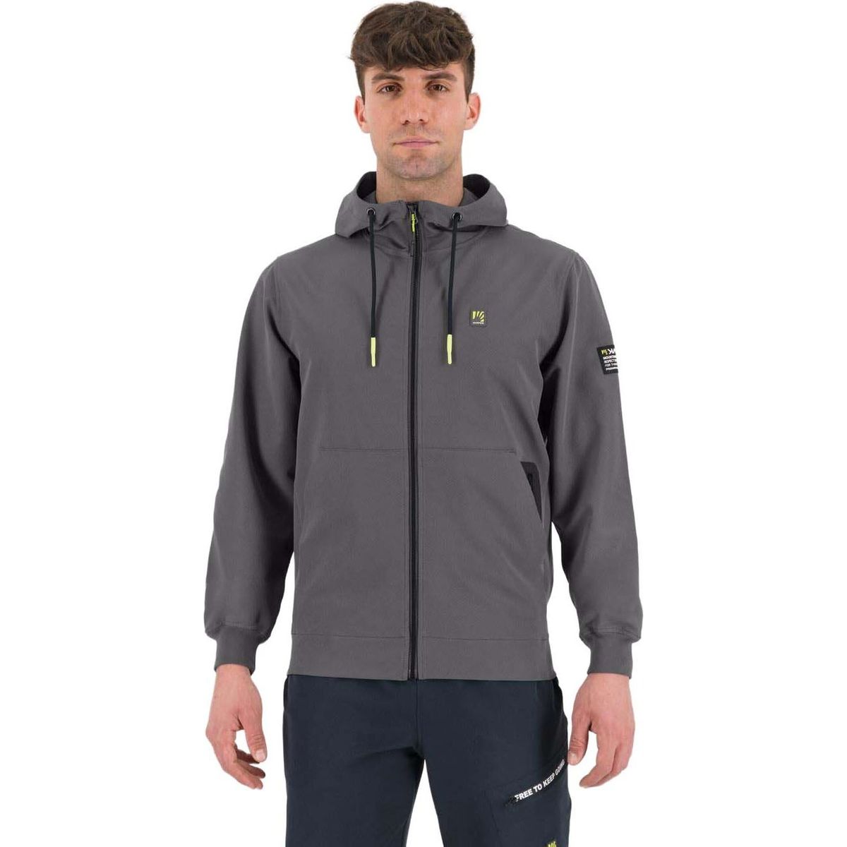 Karpos Easylife Winter Hoodie Full-zip Fleece smoked (099) S 2531116-099-S