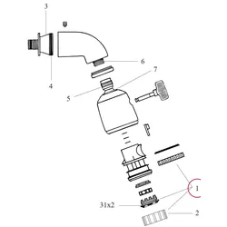 Hansgrohe Serviceset für Mistral KB ab 4/85 , 92009000 92009000