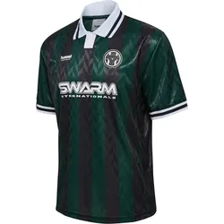 HUMMEL hmlLOOSE FOOTBALL JERSEY S/S ponderosa pine XS