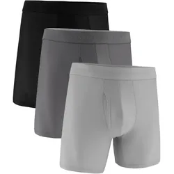 3er Pack UNDER ARMOUR Performance Tech Mesh Mod 6" Boxershorts Herren 052 - mod gray S