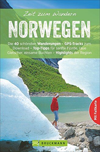 Martin Dietrichs - Wanderführer Norwegen: Zeit zum Wandern Norwegen enthält die 40 schönsten Wandertouren zwischen Fjorden, Seen und Gletschern, mit Karte zum Herausnehmen und GPS-Daten zum Download - Preis vom 14.10.2026 23:07:16 h