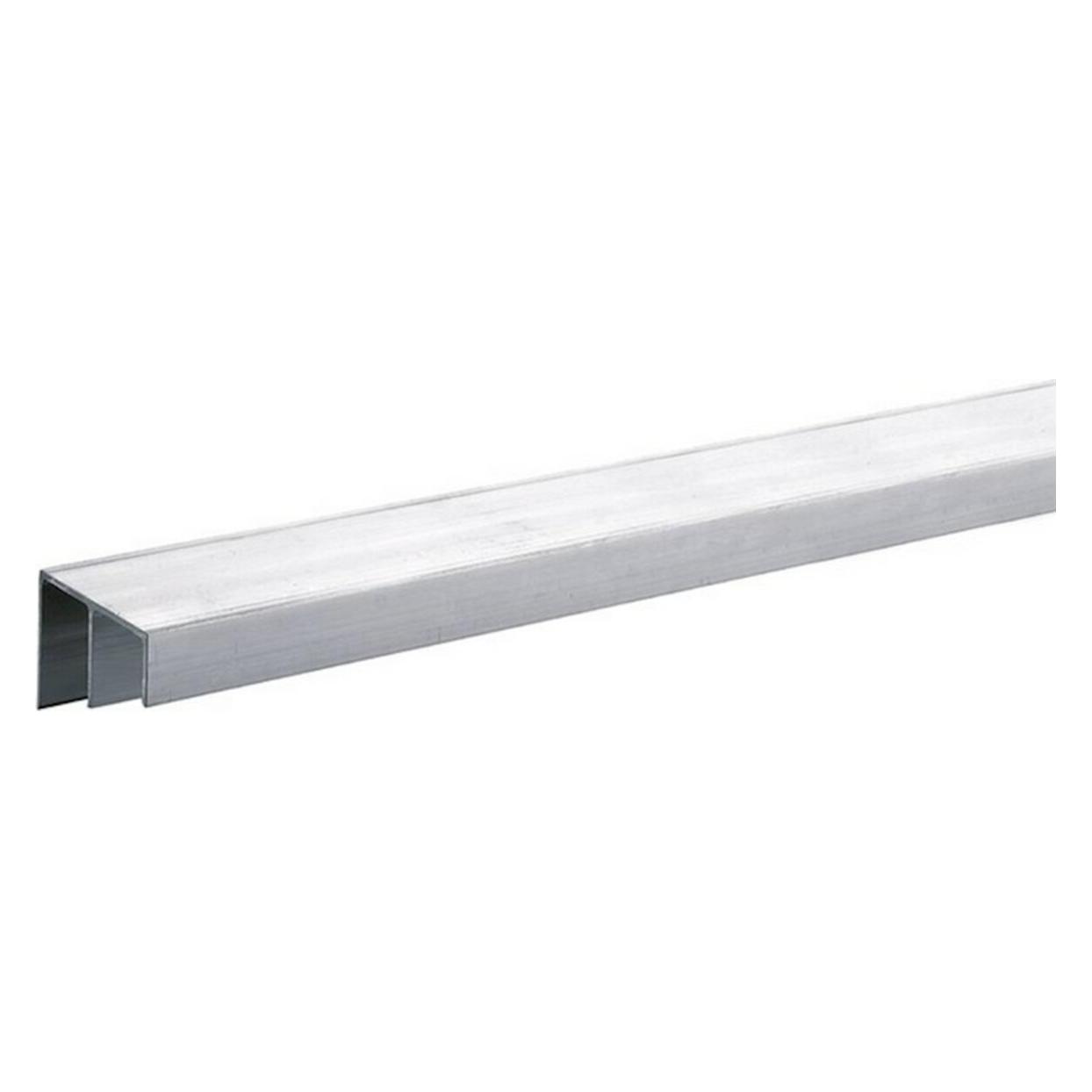 Hettich Führungsprofil untere Türführung STB 11 Aluminium blank 6000 mm (46419)