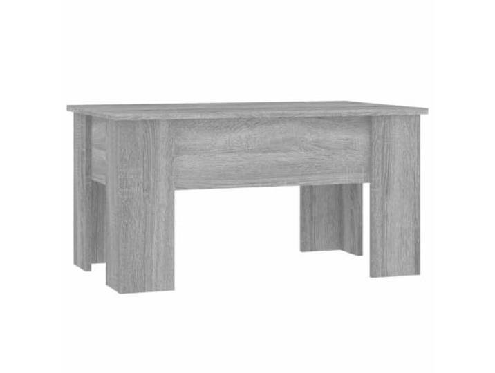 Makastle Wohnzimmertisch Couchtisch Grau Sonoma 79x49x41 cm Holzwerkstoff