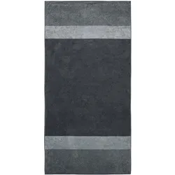 Dyckhoff Saunatuch XL Two-Tone Stripe 200 x 100 cm grau