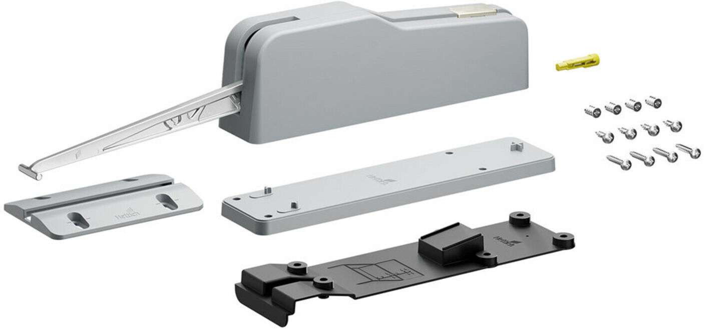 Hettich KE-Set WL PC, PTMS, leich t, grau (9339523)