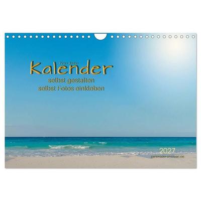 Kalender - selbst gestalten, Fotos selbst einkleben (Wandkalender 2027 DIN A4 quer), CALVENDO Monatskalender