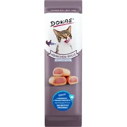 DOKAS Cat Rolle Katzen-Snack Hühnchen mit Thunfisch