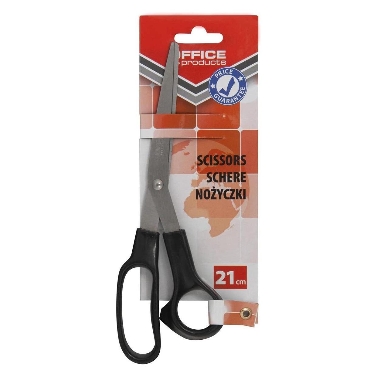 Office Products Büroschere, klassisch, 21cm, schwarz (21 cm) (41378882)