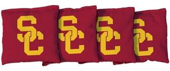 Skip's Garage USC Trojans Red Cornhole Bags