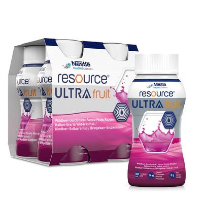 Resource Ultra Fruit Waldbeere flüssig 4x200 ml Flüssigkeit