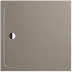 Kaldewei CAYONOPLAN MULTISPACE Duschfläche, 1200x1200 mm, warm grey 60, seitlicher Ablauf, barrierefrei nach DIN 18040-2