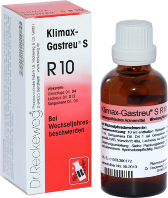 Dr.RECKEWEG & Co. GmbH KLIMAX-Gastreu S R10 Mischung 50 ml 01686637