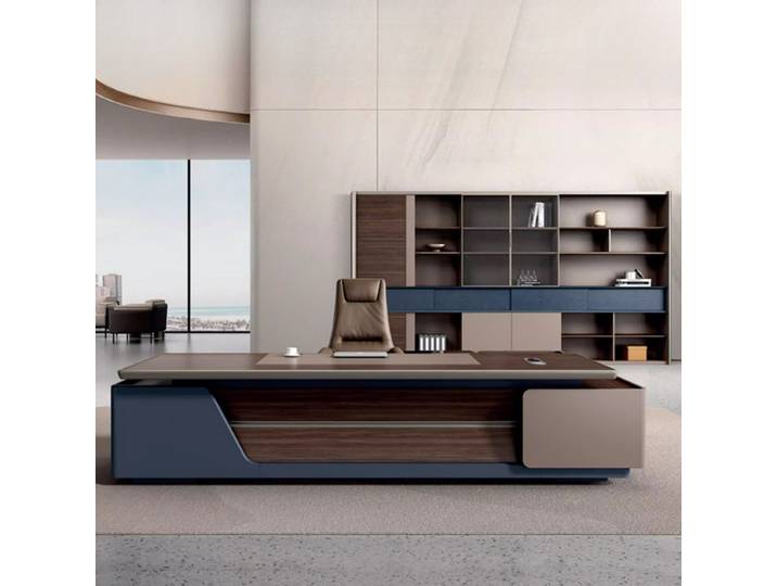 Bureau de direction moderne et luxueux, table d'ordinateur, table de jeu, table pliante, bureau d'étude, mobilier de bureau.