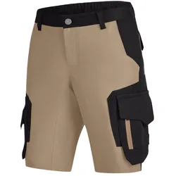 Damen Arbeitsshorts "ANNI" - 40 - beige/schwarz