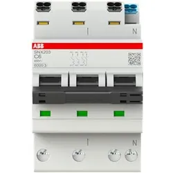 ABB SNX203-C6 Sicherungsautomat C-Char., 6KA, 3P+N, 6 A FlexLine Push-in Technologie 2CSS256301R0064