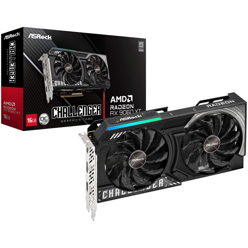 ASRock Radeon 9060 XT CL Grafikkarte, 16384 MB GDDR6