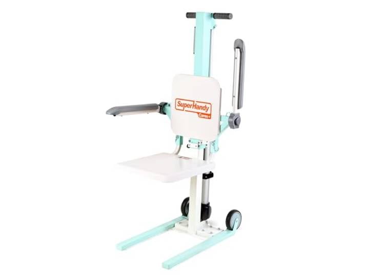 SuperHandy GoRise FC Elektrischer Boden-zu-Stuhl-Lift, 180 kg Tragkraft Tragbar; patentiert; für Senioren und Menschen mit eingeschränkter Mobilität; Sitztransferhilfe mit Magnetfernbedienung
