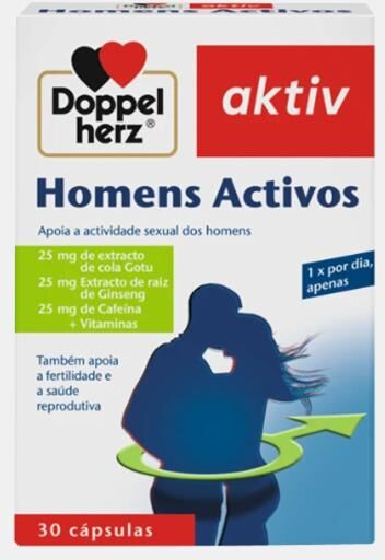 DOPPEL HERZ AKTIV FORMULA PARA HOMENS 30 CAPSULAS