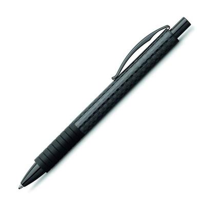 Faber-Castell Kugelschreiber Essentio Black Carbon, Mine B
