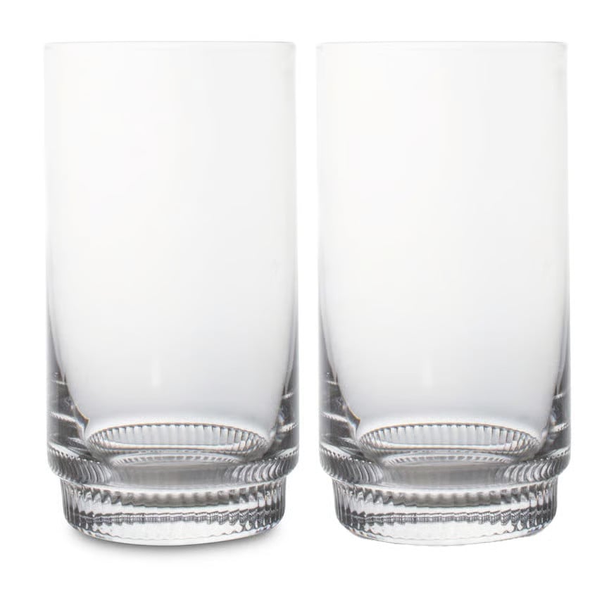 Sagaform Saga tumbler hoog 34 cl 2-pack Transparant