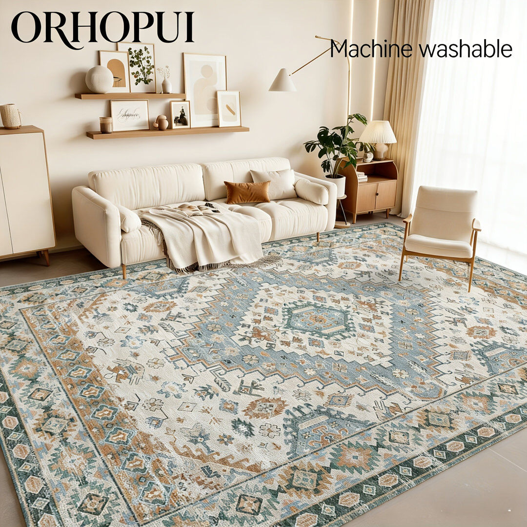 Latitude Vive Devnew Rectangle Area Rug Green Rectangle 230 x 340 cm