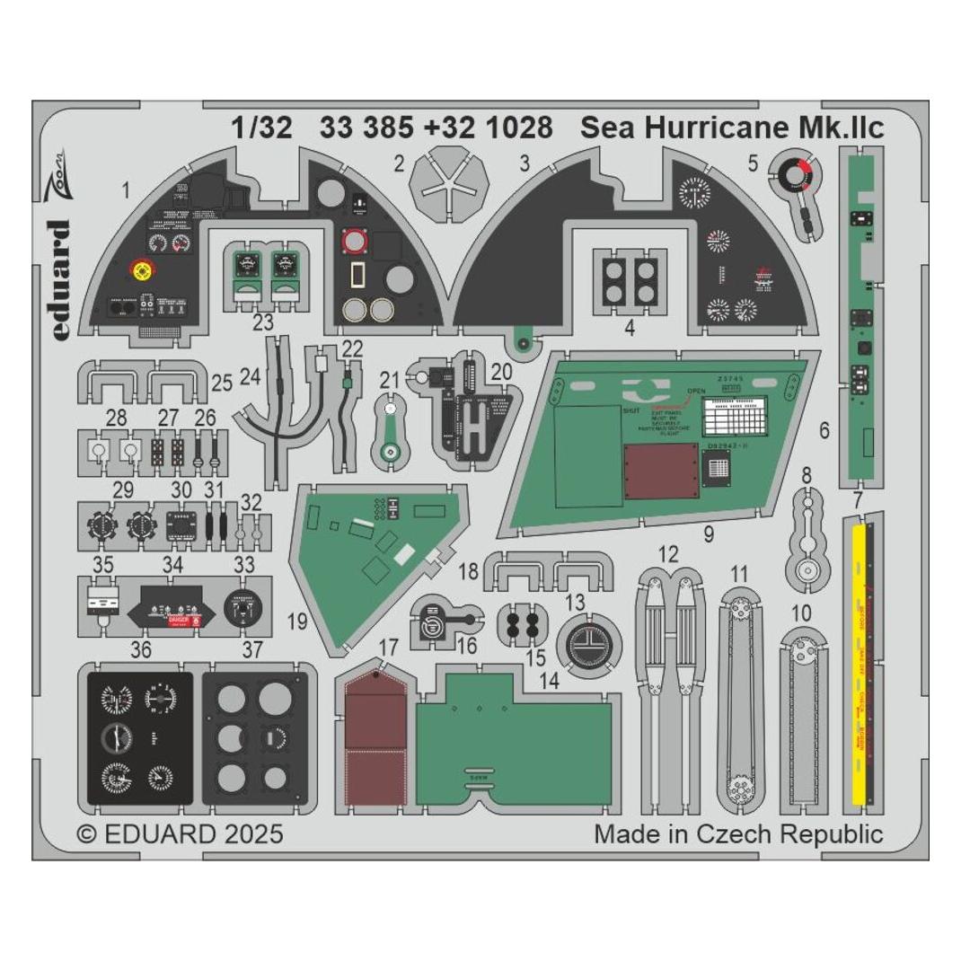Eduard Sea Hurricane Mk.Iic for Revell (BIG33171)