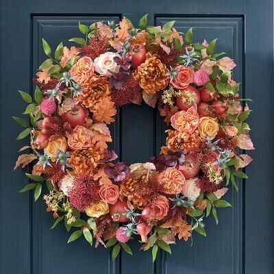 "Autumn Affaire Wreath, 28"" - Grandin Road"